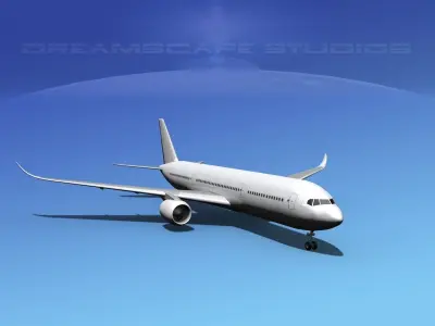 Airbus A350-900 SS 3D model