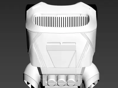 Star Wars EP9 The Rise of Skywalker Jet Trooper Backpack Armor 3D print model