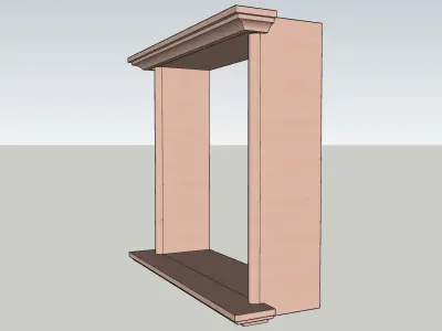 indian jodhpuri stone jharokha 3d modal Low-poly 3D model