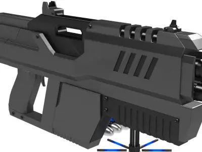 Plasma Grenade Launcher 3D model