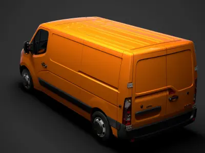 Opel Movano L2H1 Van 2020 3D model