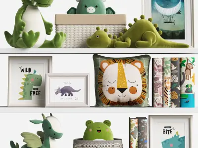 Kids Room Decor 112 3D model