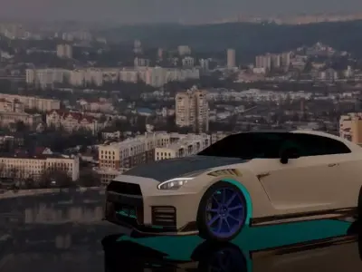 Nissan GTR Nismo Free 3D model