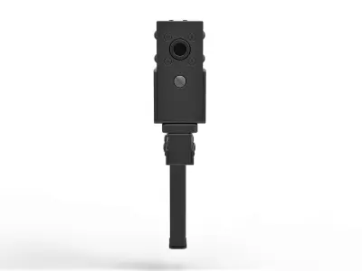 Submachine gun modified MAC-11 from the movie Blade 1998 3D model