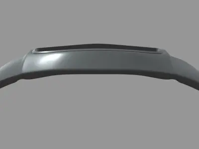 Front Bumper Audi TT Low-poly 3D model