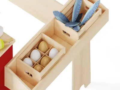 Children Corner Shop By Lelin Toys 3D model