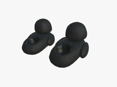 Slippers J01 Penguim Bird - Costume Character Design Low-poly 3D model