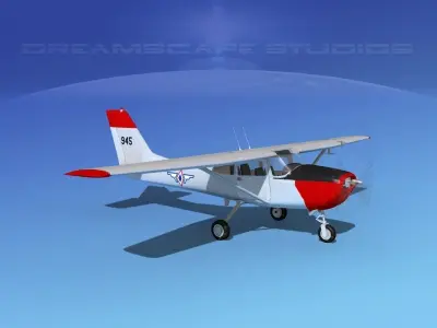 Cessna T-41 Mescalero Philippine AF 3D model