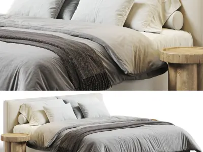 Flexteam Slim Bed 3D model