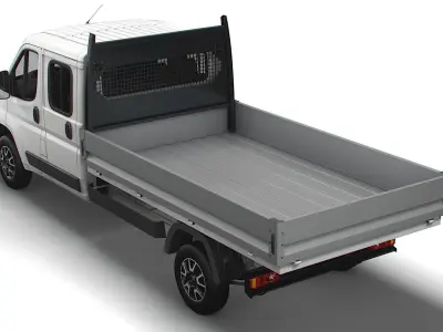 Vauxhall Movano Crew Cab Truck 2023 3D model