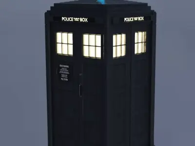 15th Doctor TARDIS Free 3D model