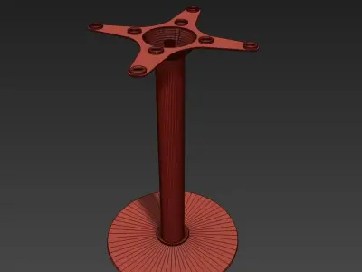 Table leg Free 3D model