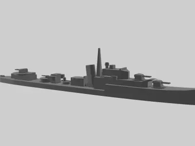 Battle of the Atlantic- British Convoy Bundle 3D print model