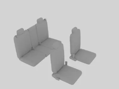  Car Seat 3D model