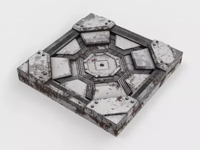 panel sci-fi 05 3D model