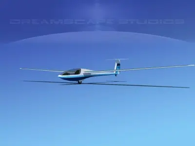 DG-400 15-Metre Motorglider V14 3D model