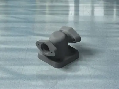 Tee Fitting Free 3D model