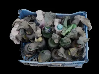 SCANS Ukraine Props Vol 1 Low-poly 3D model