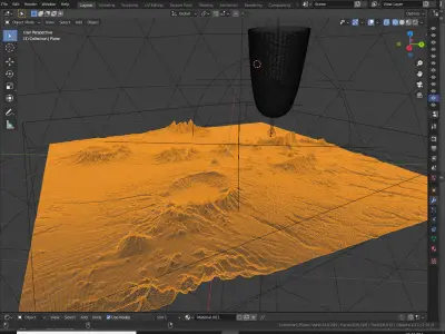  Alien Planet Sci-Fi Fantasy Scenery 3D model