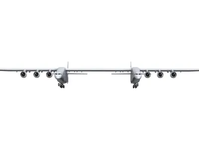 Stratolaunch Carrier Aircraft 3D Model 3D model