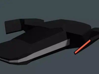 Spaceship JD86 Free 3D model