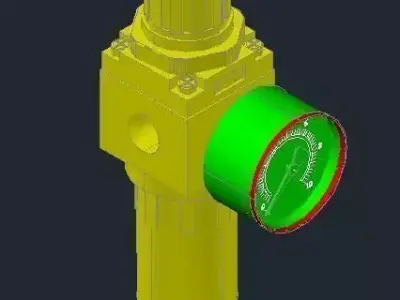 14 air regulator Free 3D model