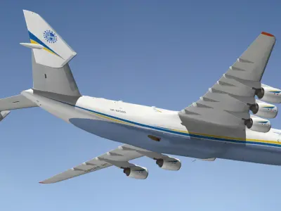 Antonov An225 Mriya 3D model