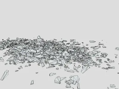 BrickWall 01 Center MiddleMatte Low-poly 3D model