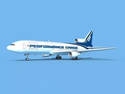 Lockheed L-1011 Perfomance Cargo 3D model