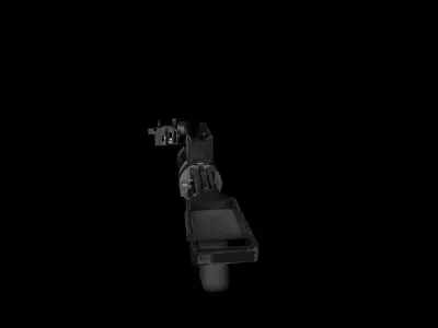 GP-25 grenade launcher Low-poly 3D model