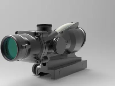 Tricon ACOG 4x scope 3D model