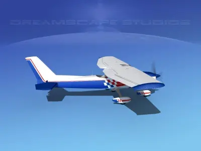 Cessna 150 Aerobat V02 3D model