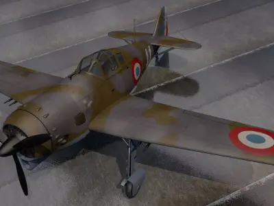 Koolhoven FK-58A 3D model