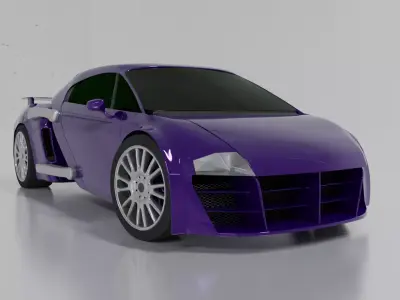 Taarzan the Wonder Car Model Free 3D model