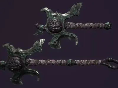 Brute poleaxe Free 3D model
