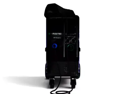 Welding Machine Realistic Industrial 3D Model 3D model