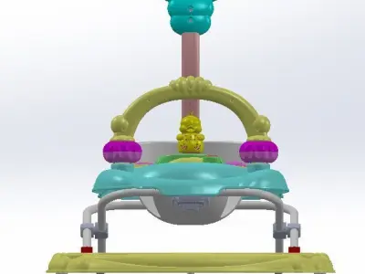 Baby Walker Assembly 3D model
