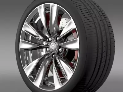 Nissan Fuga wheel 3D model