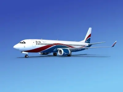 Boeing 737-800 Arik 3D model