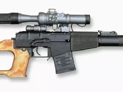 VSS Vintorez GRAU - 6P29 Low-poly 3D model