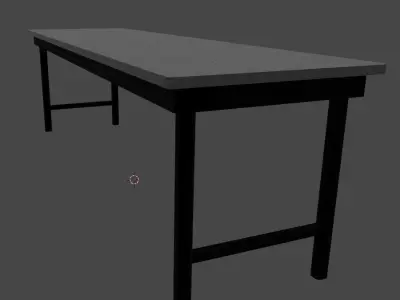 Laboratory Table Free low-poly 3D model