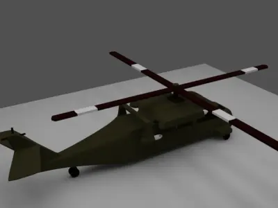 Helicopter Ulak Alik 3D model