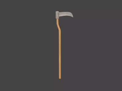 Prop102 Sickle Low-poly 3D model