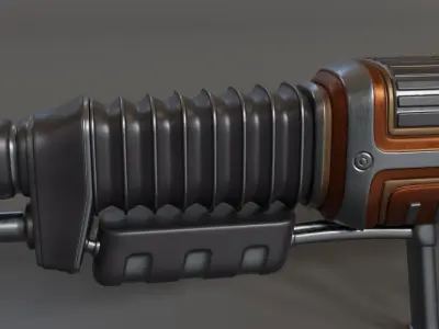 Sci-Fi Rifle 3D model