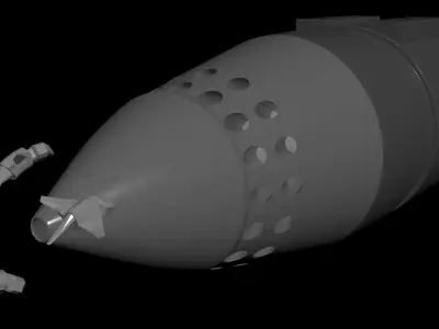 Dutch Deflective Engine Guard - Concept 3D model