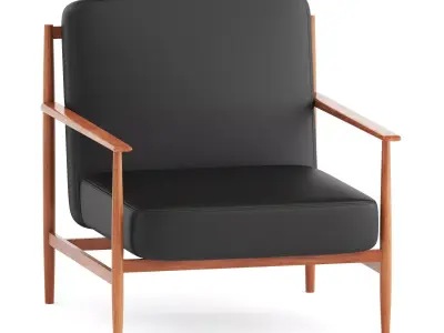 GAIA Leather armchair mg12 Free 3D model