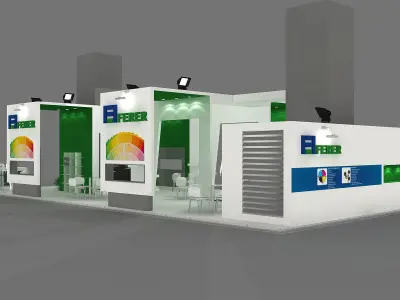 Exhibition Stand - ST0068 3D model
