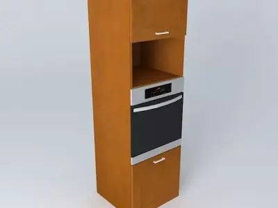 Capital 34th Avenue Kitchen Cabinet DPP 450 60 207 P O 3D model