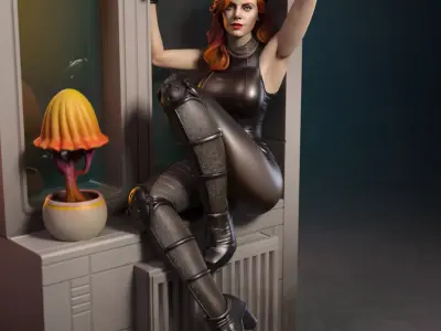 Mara Jade from Star Wars 3D print model