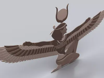 Egyptian Symbols - 053 - Topology 3D model